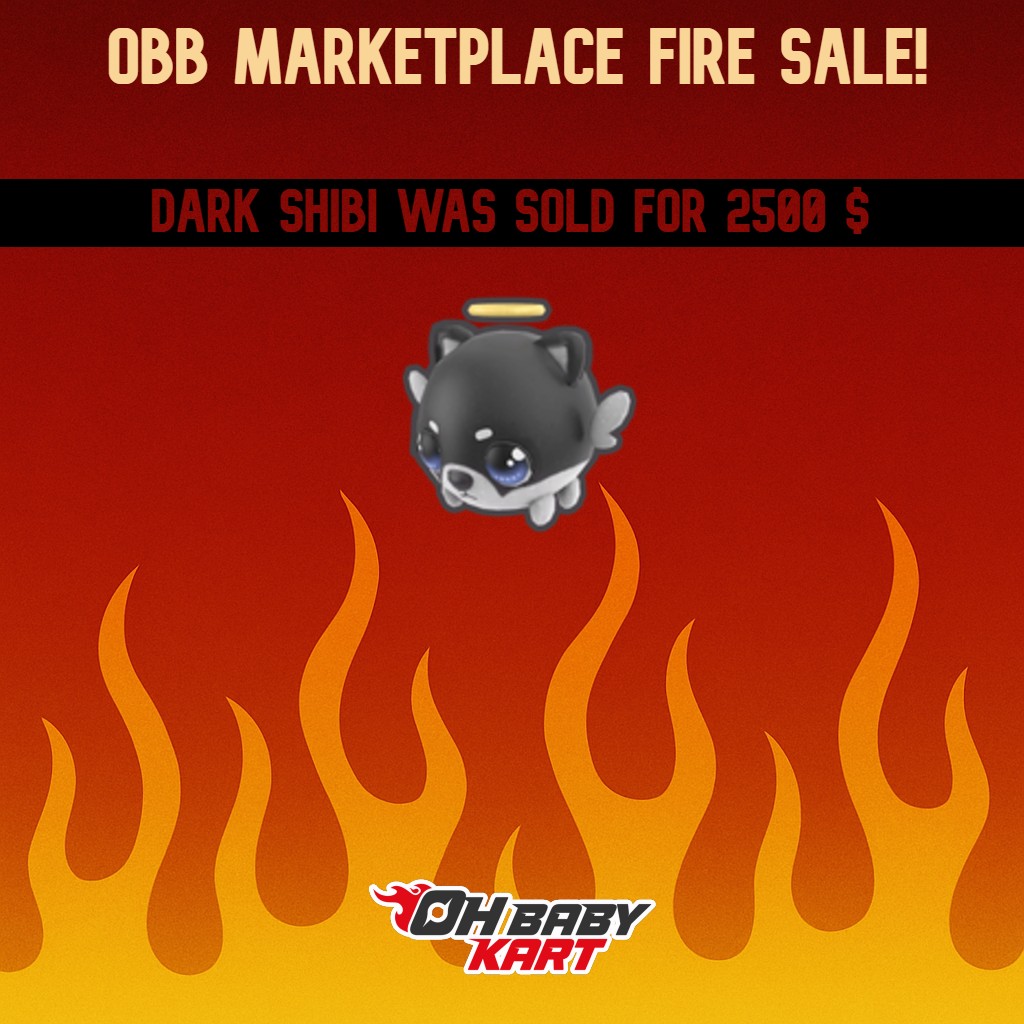 Bitmap_Legacy's tweet image. This one was a FIRE Sale indeed ! 🔥
Dark Shibi was SOLD for 2500 $📈
Pets  from  @ohbabykart have insane Volume last days because of the upcoming @OhBabyGames  Game @PetRaiders 👀👀
#ohbaby LFG!