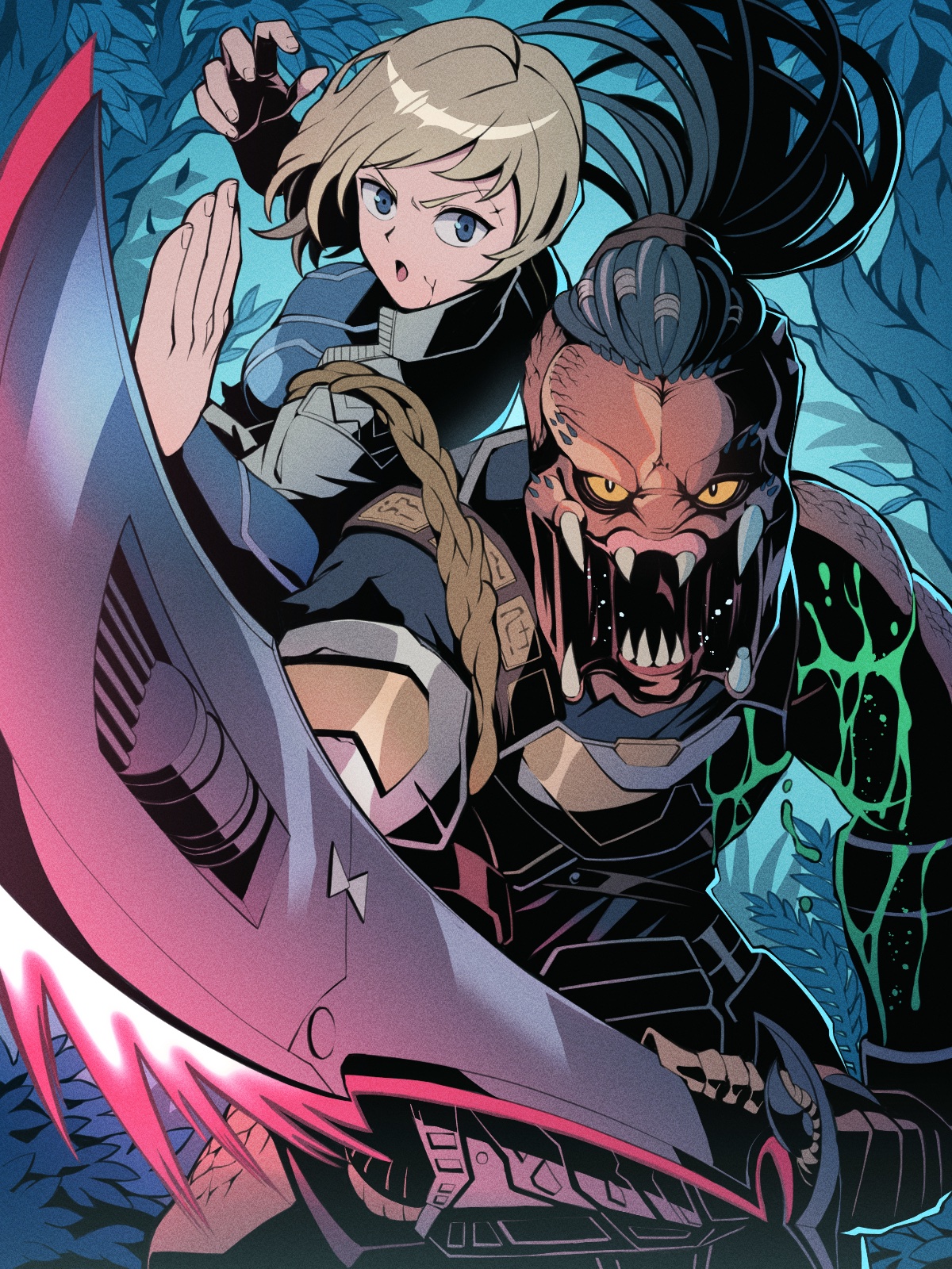 スクラップアート/廃材アート　プレデター スクラップアート プレデター&エイリアン 廃材アート - メルカリ