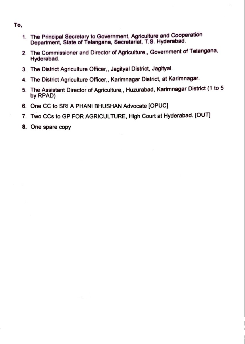RaviL1243173's tweet image. @TelanganaCMO Ravinder Singh, S. A. at ADA, Huzurabad. Agril. Dept. ST. HC directed the dept. to consider me for promotion as Supdt. on 01.05.25, ignoring pending charges. Dept. kept me aside dishonoring HC orders. Harassing me. Kindly intervene. #Grievance #JusticeRequest
