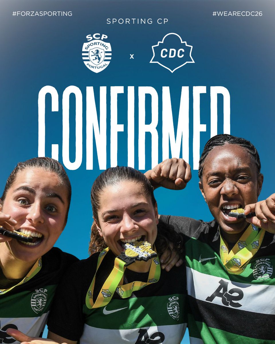 🏆 Confirmed: Sporting Lisbon joins the next edition of the CDC! 

We’re proud to announce that Sporting Lisbon will once again take part in the upcoming edition of the Costa Daurada Cup. This marks their fourth participation.

✍ sl1nk.com/VUta1.