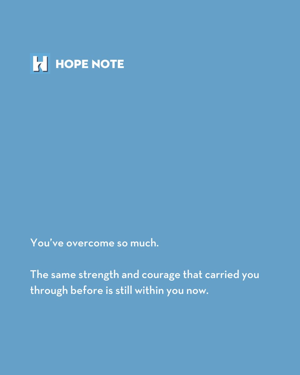 HopeWayCLT's tweet image. #HopeNote

You’ve overcome so much.

The same strength and courage that carried you through before is still within you now.