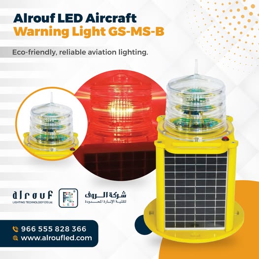 AlroufLED's tweet image. 🚨 Alrouf LED Aircraft Warning Light GS-MS-B 🚨
Eco-friendly, reliable aviation lighting designed for enhanced safety! 🌟
Perfect for airport runways and aircraft safety, powered by solar technology 🌞
🔗alroufled.com/product/aviati…
#AviationLighting #EcoFriendly #LEDTechnology