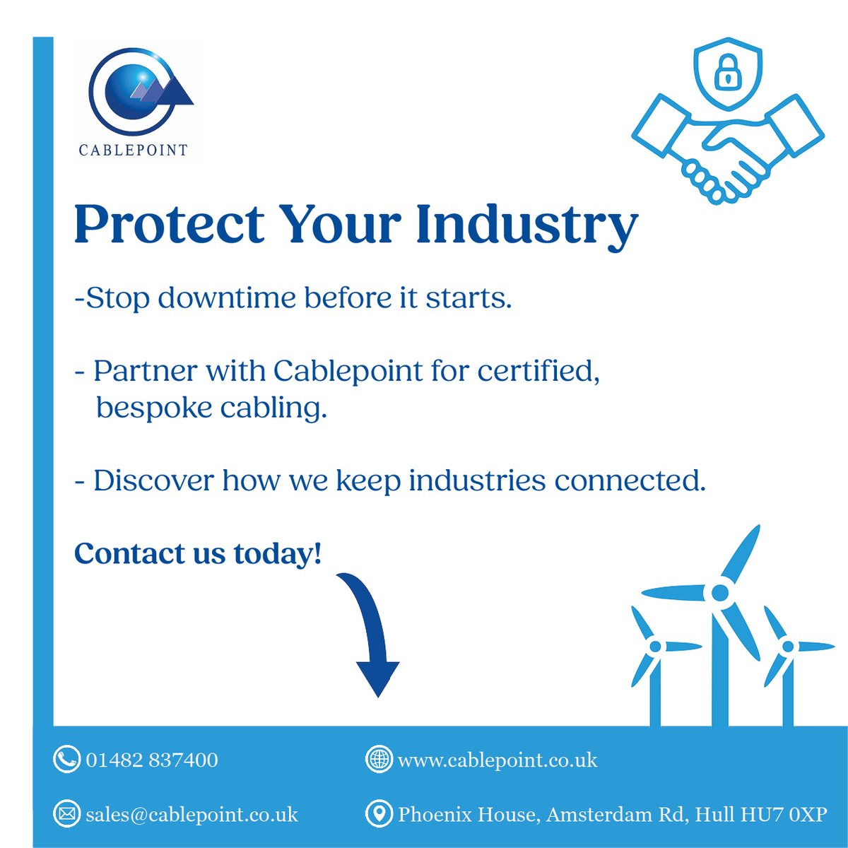 Cablepoint's tweet image. Reliable cabling is the backbone of every industry.

Downtime, inefficiency and replacements cost more than most realise.

Cablepoint keeps industries connected with certified, bespoke solutions.

#Cablepoint #CablingSolutions #IndustryInnovation #BusinessReliability