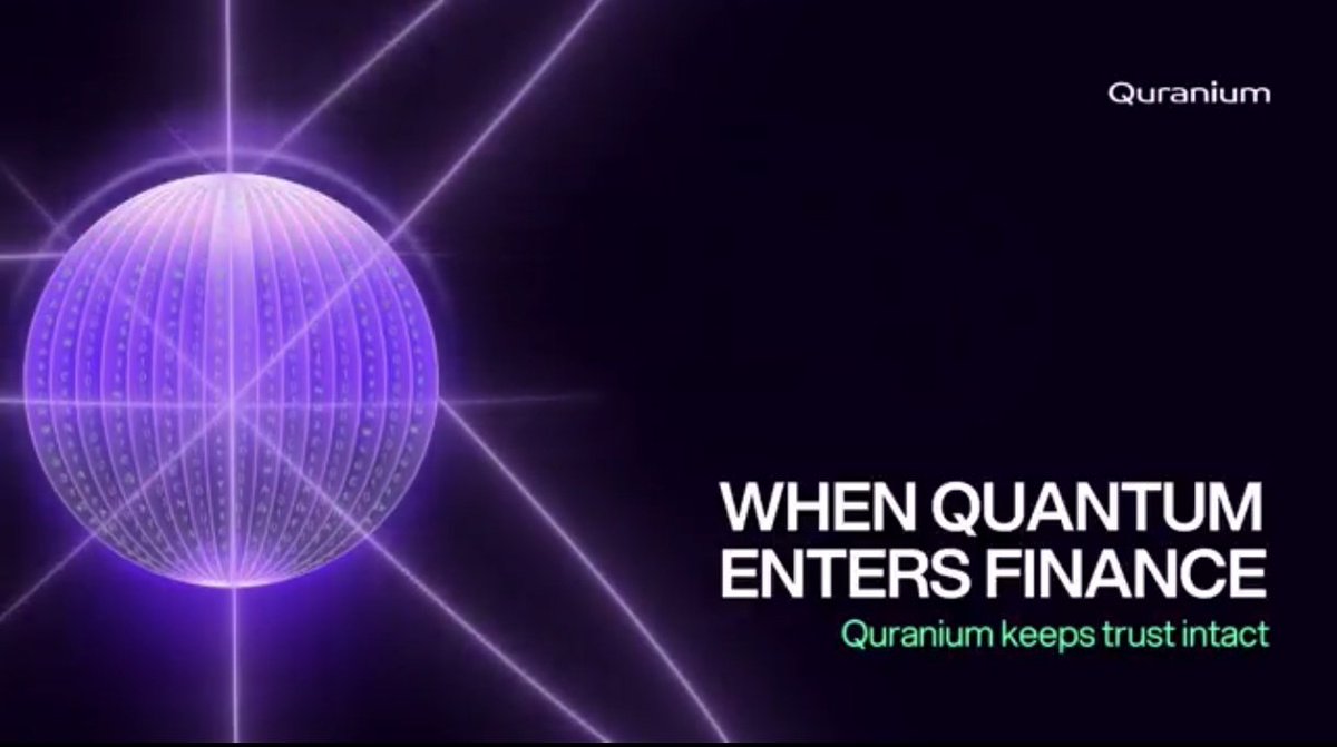 Afternoon frens ☕

When most projects are still stuck chasing cheaper gas fees and faster TPS, some are already "exist" in the future.

Prepare for what’s coming next and build something that more futureproof

Like what <a href="/quranium_org/">Quranium</a> does.

So what makes them stand out?
You see,