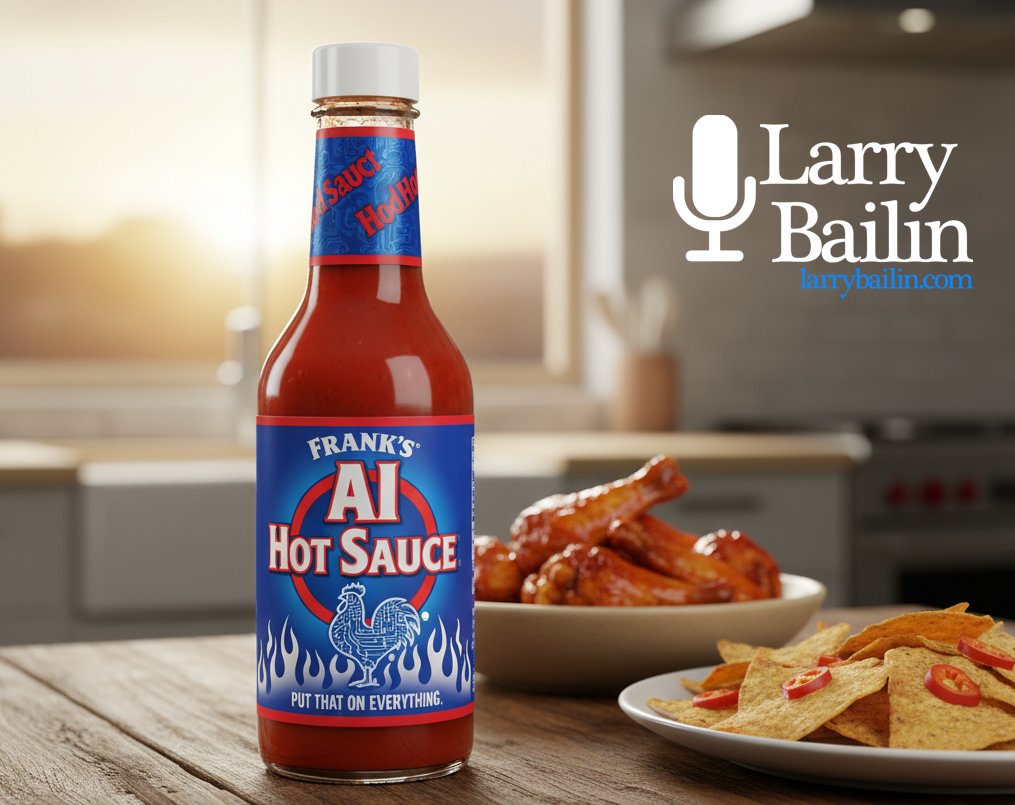 LarryBailin's tweet image. The &quot;Hot Sauce Factor&quot; has become my favorite phrase to use when discussing the frenzy that is AI. 
bit.ly/3JQk1ZM
#AI #AIoptimization #AIMarketing