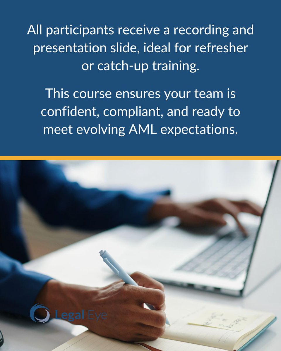 🚩Source of Funds &amp; Source of Wealth: Do your team know the difference? Regulators do – and they’re watching.

🧠 Our live, interactive training helps firms:
✔ Understand SoF vs SoW
✔ Spot red flags
✔ Apply real-world AML scenarios

📩 Book now: bestpractice@legal-eye.co.uk