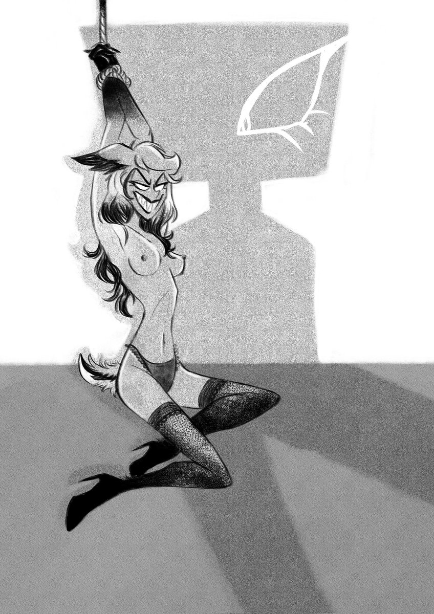 Since I can't stop thinking about a certain deer and TV having an... interesting exhange in the new Hazbin hotel chapter... Here. Lesbians. #RadioStaticYuriWeek #VoxAl #StaticRadio #RadioStatic