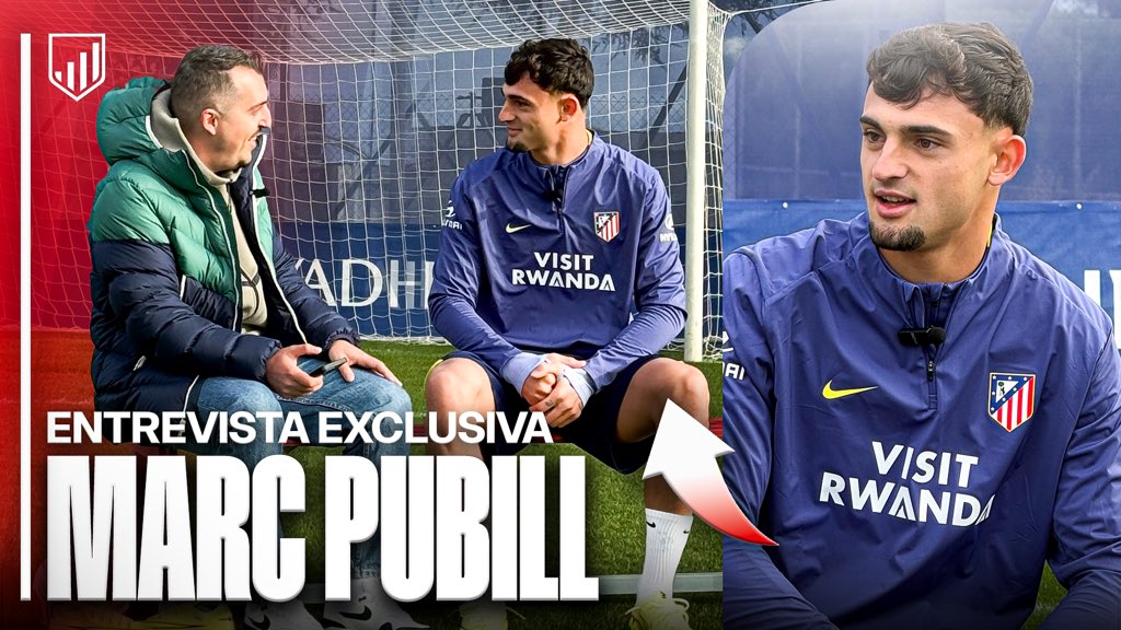 🎙️ 𝐄𝐍𝐓𝐑𝐄𝐕𝐈𝐒𝐓𝐀. 𝐏𝐔𝐁𝐈𝐋𝐋

Publicada la primera entrevista de <a href="/MarcPubill27/">Marc Pubill</a> como jugador del Atleti.

🗣️Su llegada al Atleti, su reconversión a central, su adaptación a Simeone…

Entra a conocer al CRACK que hay detrás del jugador:
youtu.be/jatleY9UGKU
