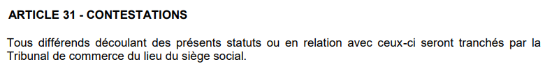 Baptiste_Faur's tweet photo. Après vérification des statuts de la société, aucune clause d'exclusion n'y figure (article 1836 du Code civil). Il faudra donc procéder à une sortie amiable ou obtenir une exclusion judiciaire devant le tribunal pour que Prime quitte la KC.
https://t.co/ZUdEmqJr9A https://t.co/5yuplGMGtc