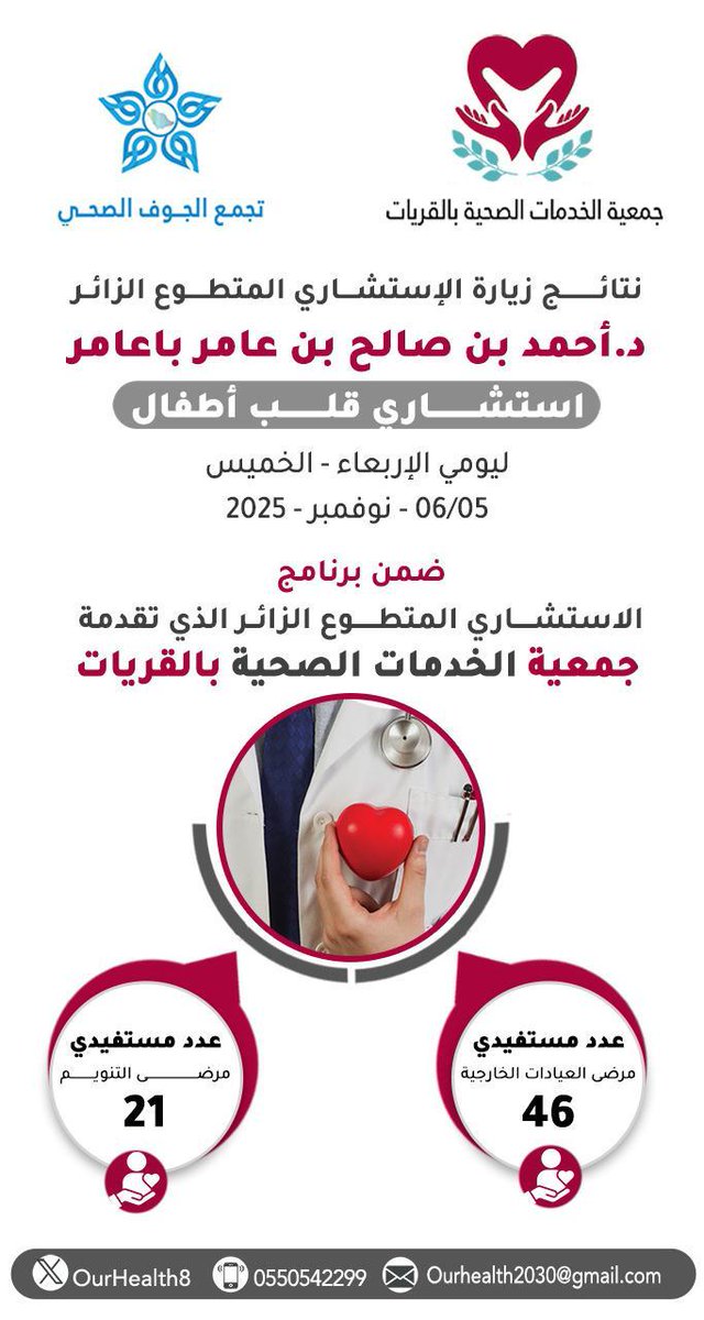 جمعية الخدمات الصحية بالقريات tweet media