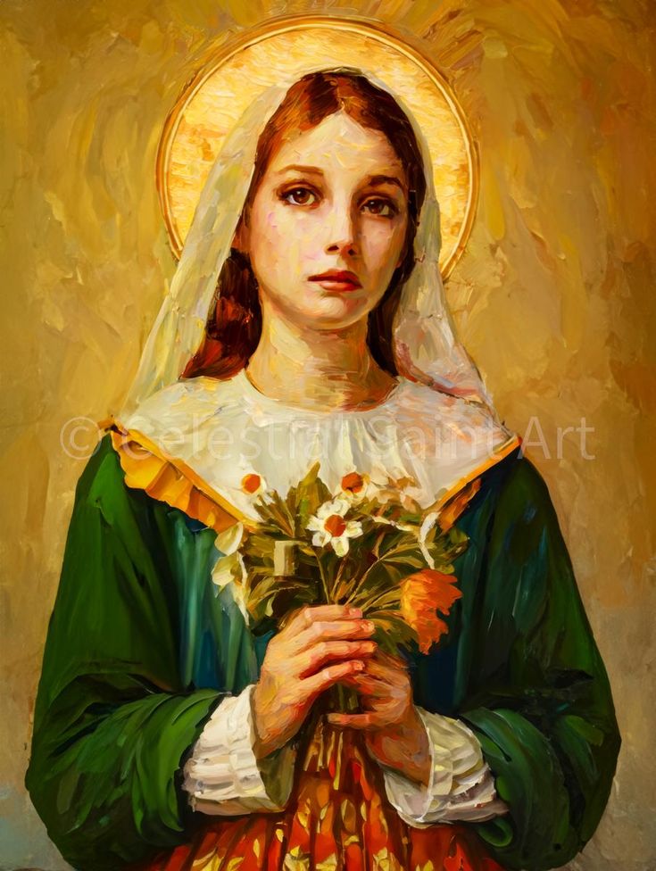 Saint Dymphna, Patron for all who carry the burden of anxiety, depression, nervous disorders, and mental illness. May she bring blessings of peace to all our minds…..