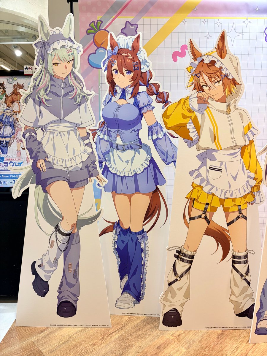 𓊆アニメ『ウマ娘 シンデレラグレイ』キャラポップストア ～Cute