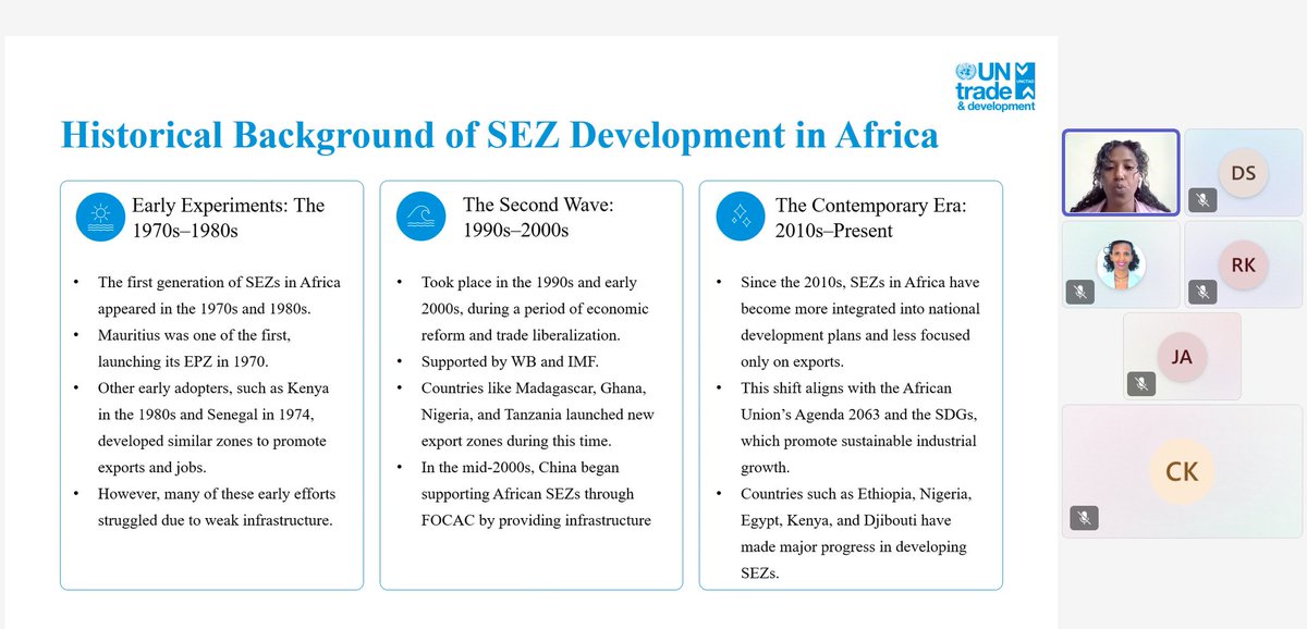 UNCTADinAfrica's tweet image. 🌍✨ Ideas from the next generation!

This week, as our interns finalized their internship at the @UNCTAD Africa Office, they shared recommendations on partnerships &amp;amp; storytelling that lift community voices across Africa. 💡

#UNCTADAfrica #YouthEmpowerment #TradeAndDevelopment