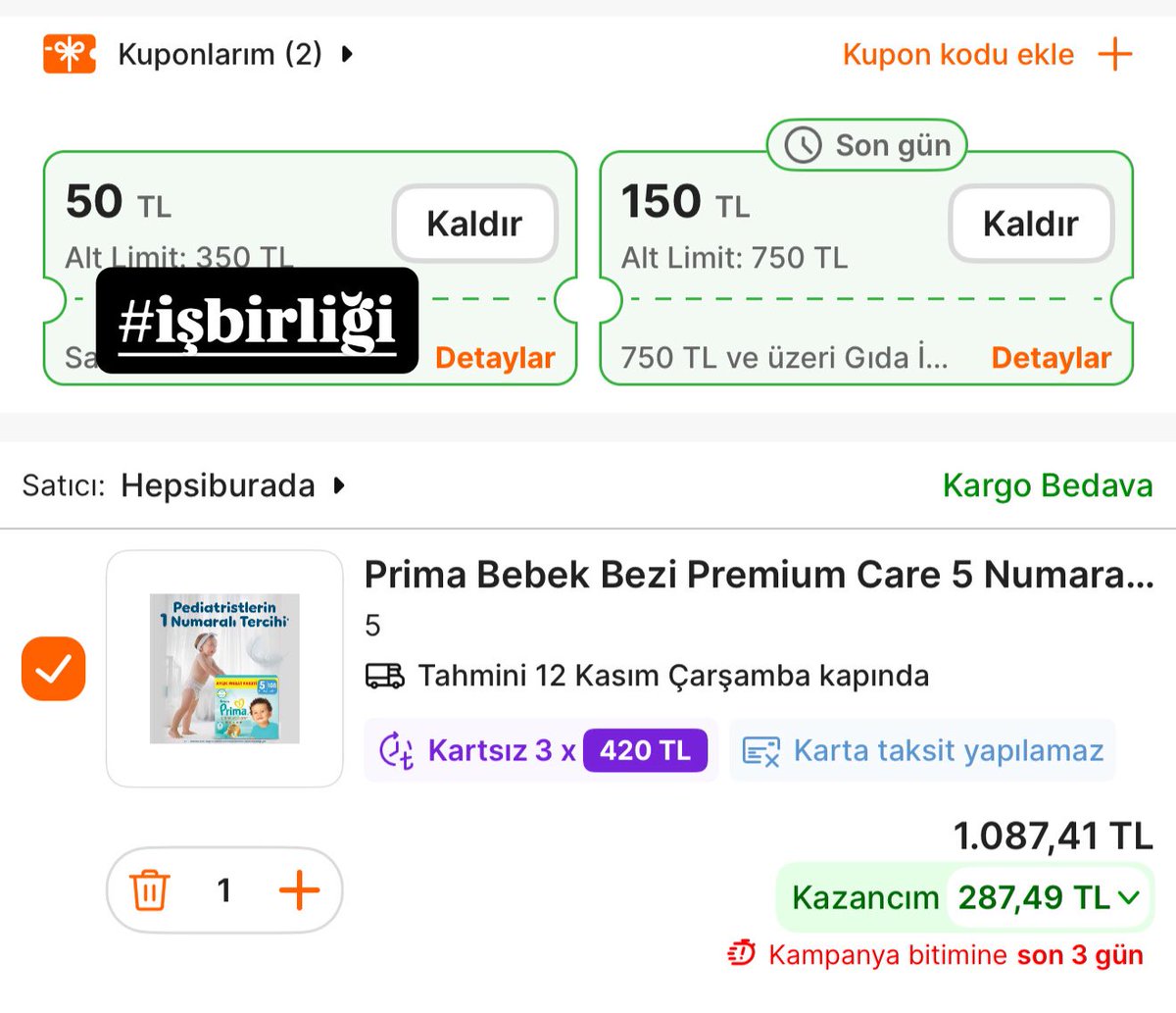 Prima bezlerin düştüğü fiyata bakın😳Satıcı hepsiburada stoklar tükenmeden koşun

app.hb.biz/jlelSk3Y3pAT