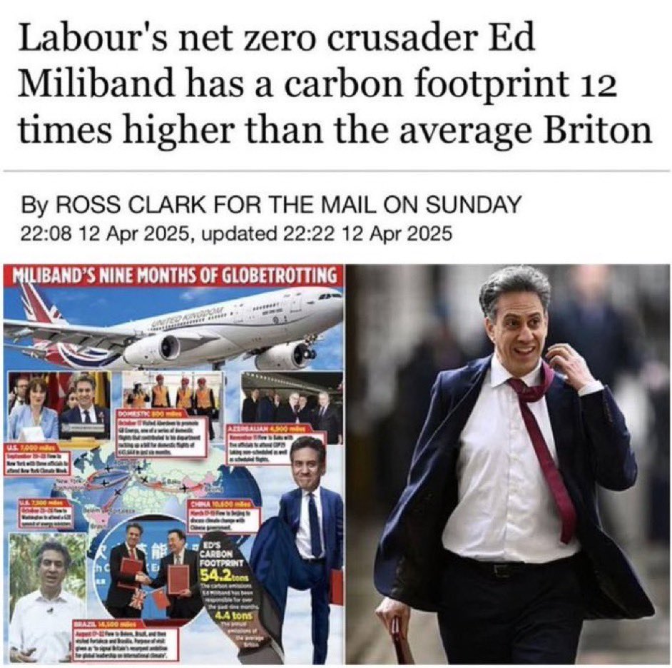 NoFarmsNoFoods's tweet image. “Net zero for thee, but not for me.”