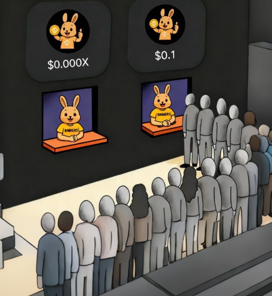 Last calls for $BNBiers — it will soon reach million market cap levels. Check it out before you miss it.
#BNB #CryptoMarket #binance #OKX #MEXC #memecoin 

dexscreener.com/bsc/0xb7734316…
👆👆/BUY / SELL