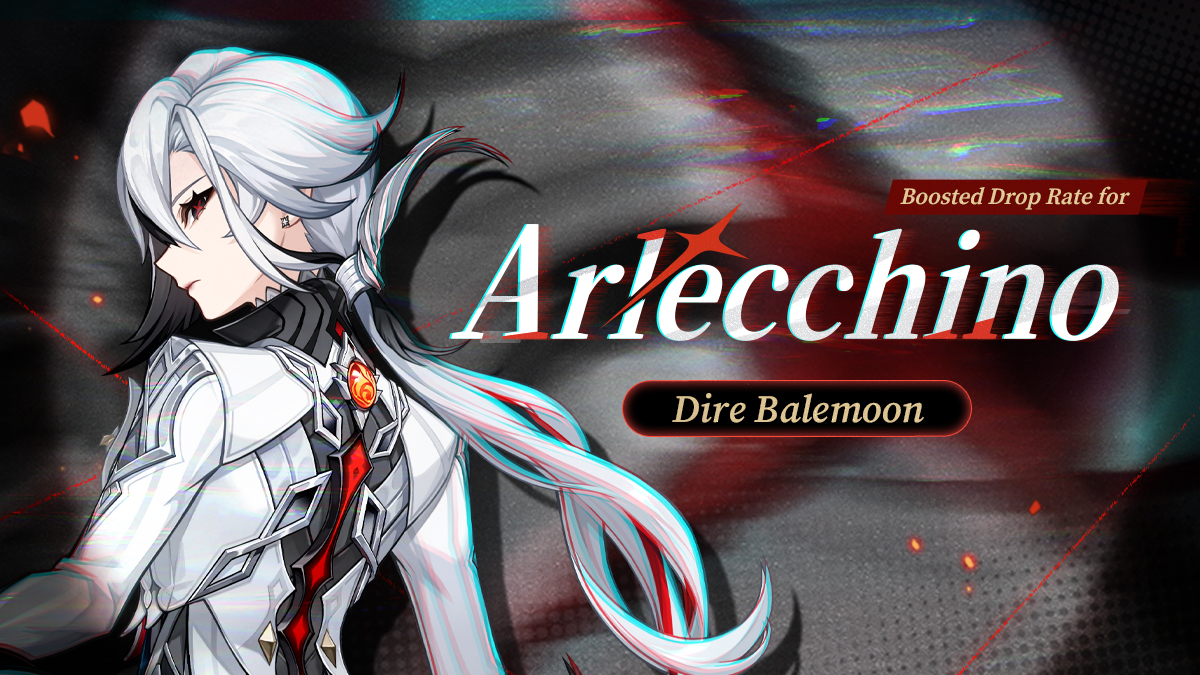 GenshinImpact's tweet photo. Traversing the flames between two worlds within the hearth... | Boosted Drop Rate for "Dire Balemoon" Arlecchino (Pyro)
#GenshinLunaII #GenshinImpact #Arlecchino 

Hello, Traveler! The Event Wish "The Hearth's Ashen Shadow" will be available on November 11!
"Dire Balemoon" Arlecchino (Pyro) will receive a huge drop-rate boost!
Additionally, there will be a higher chance of obtaining "Spring Woven From Jade" Lan Yan (Anemo), "Thorny Benevolence" Rosaria (Cryo), and "Stage Lucida" Yun Jin (Geo) through this event wish~

See more details here: https://t.co/a03MuJ0dQQ