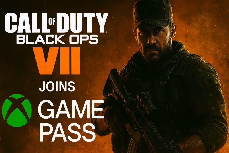 AmamiNader's tweet photo. Call of Duty: Black Ops 7 Joins Xbox Game Pass Day One
#game #gaming #gamingpc #GamingCommunity #GameDay #videogames #ps5 #pcgamer #pcgames #XboxGamePass #Xbox #XboxSeriesS #CallofDuty #CallOfDutyBlackOps6 #CallOfDutyBlackOps7
https://t.co/vmDZd1qExI https://t.co/RWtYnK9mKw