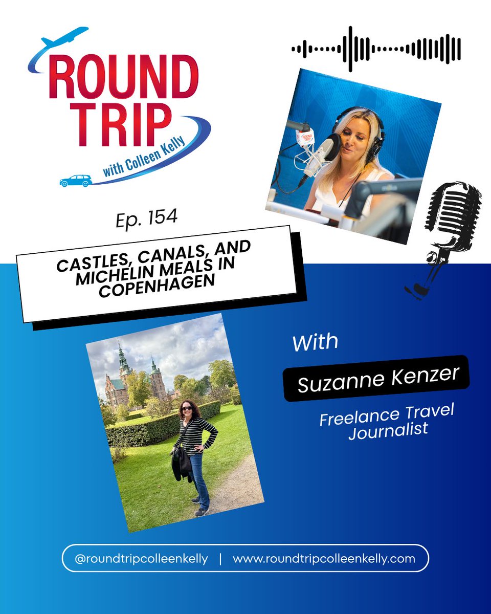 Join our conversation about good food, beautiful sights, and top Copenhagen tips! 🇩🇰

Listen as a podcast or watch the full conversation on our YouTube channel. 

🔗Link in bio. 

#travelpodcast #roundtripcolleenkelly #copenhagen #denmark #copenhagentravel