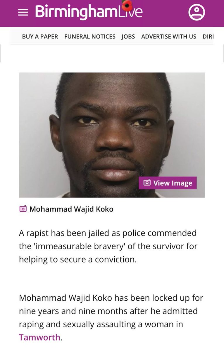 THE PEOPLE OF TAMWORTH HAVE A RIGHT TO BE ANGRY

I posted about the Tamworth riots at the time of them happening outside the Holiday Inn migrant hotel in River Drive.

Whilst newspapers report on (now convicted rapist) Mohammad Wajid Koko as being 'of no fixed address', I found