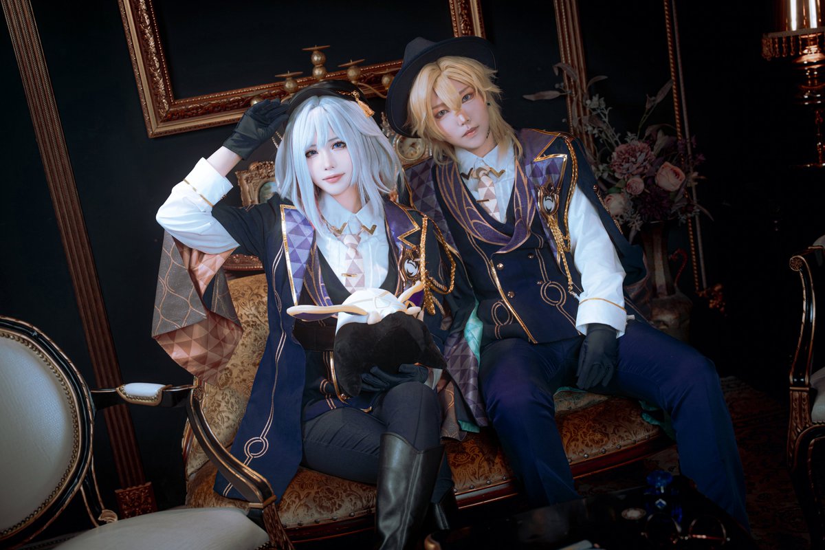 ⚠ cos / HonkaiStarRail

Topaz: <a href="/parfait_0103/">🌟파르페(パフェ)🌟</a>
Aventurine: <a href="/coichi_02/">콧치</a>
📸: <a href="/momomomot_/">모모모모</a>

#スターレイル #hsr #Topaz #トパーズ #Aventurine #アベンチュリン