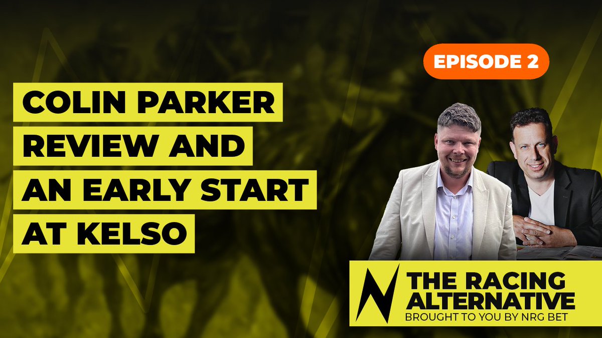nrg_bet's tweet image. Episode Two of The Racing Alternative has landed! 🏇

On the card this week:

- Colin Parker and Breeders' Cup review
- An early start at Kelso
- Updates on @racingoncourse's 'reliable' Audi 
- Weekend Selections

Use the links below to listen on your chosen podcast platforms. ⤵️