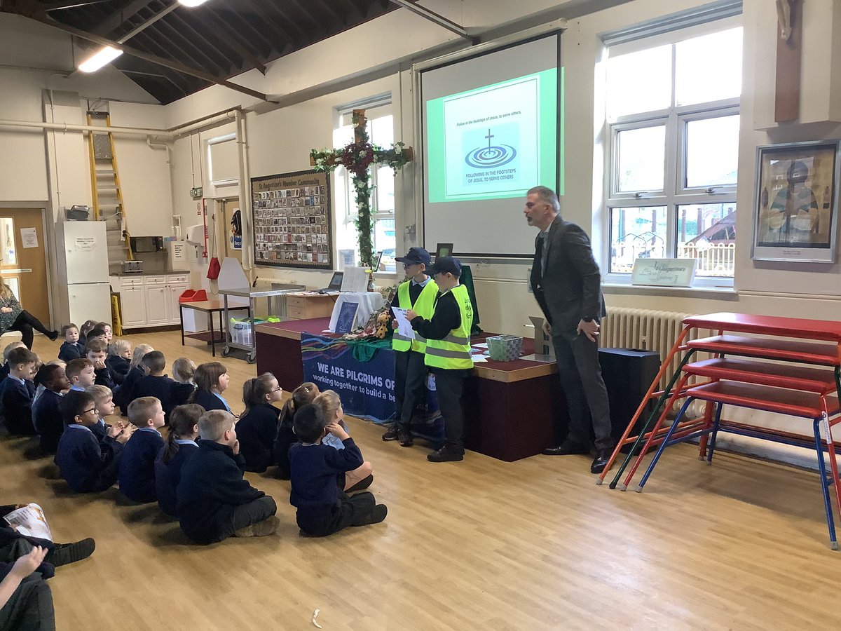 StAugustinesCPS's tweet image. Our Junior Safety Officers announced the winners of the firework safes poster competition this morning to the school. Congratulations to Kai (EYFS), Nikita (KS1) and Rafeef (KS2) we hope you enjoy your prizes.Thank you to everyone who entered!#StAugustinesPersonalDevelopment