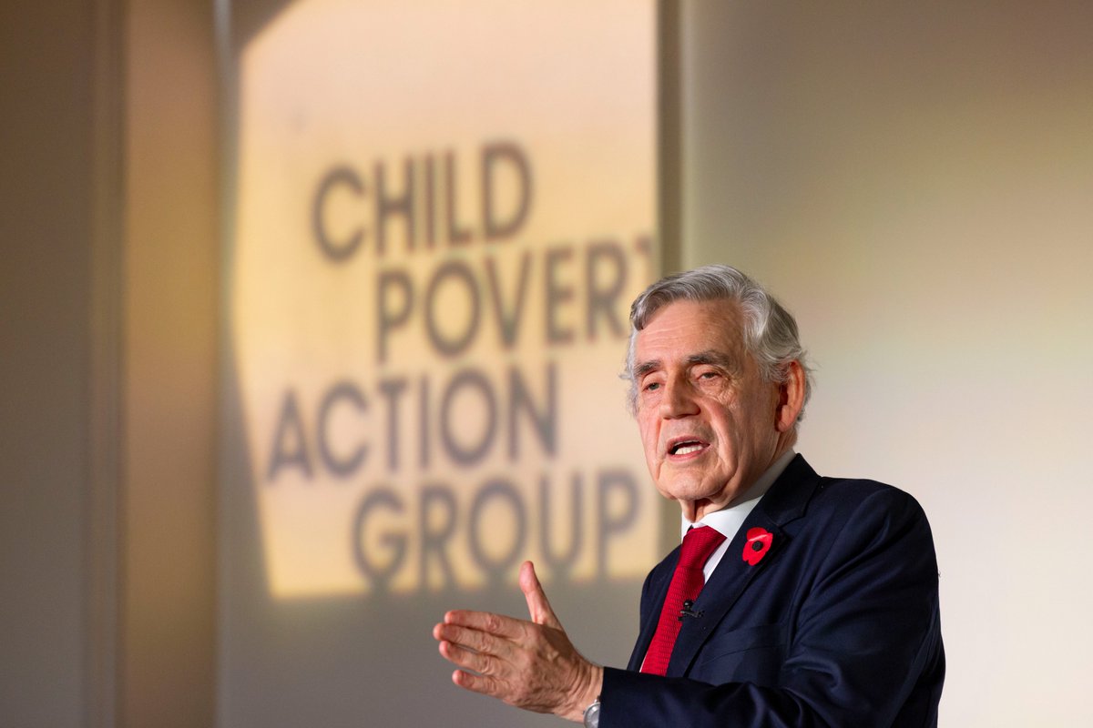 We were delighted that Gordon Brown addressed our 60th anniversary event yesterday. 

In his speech, he said: 'One group of people who have suffered the biggest cut in living standards is the poorest families in our country, partly because of the two-child rule.' 

1/2
