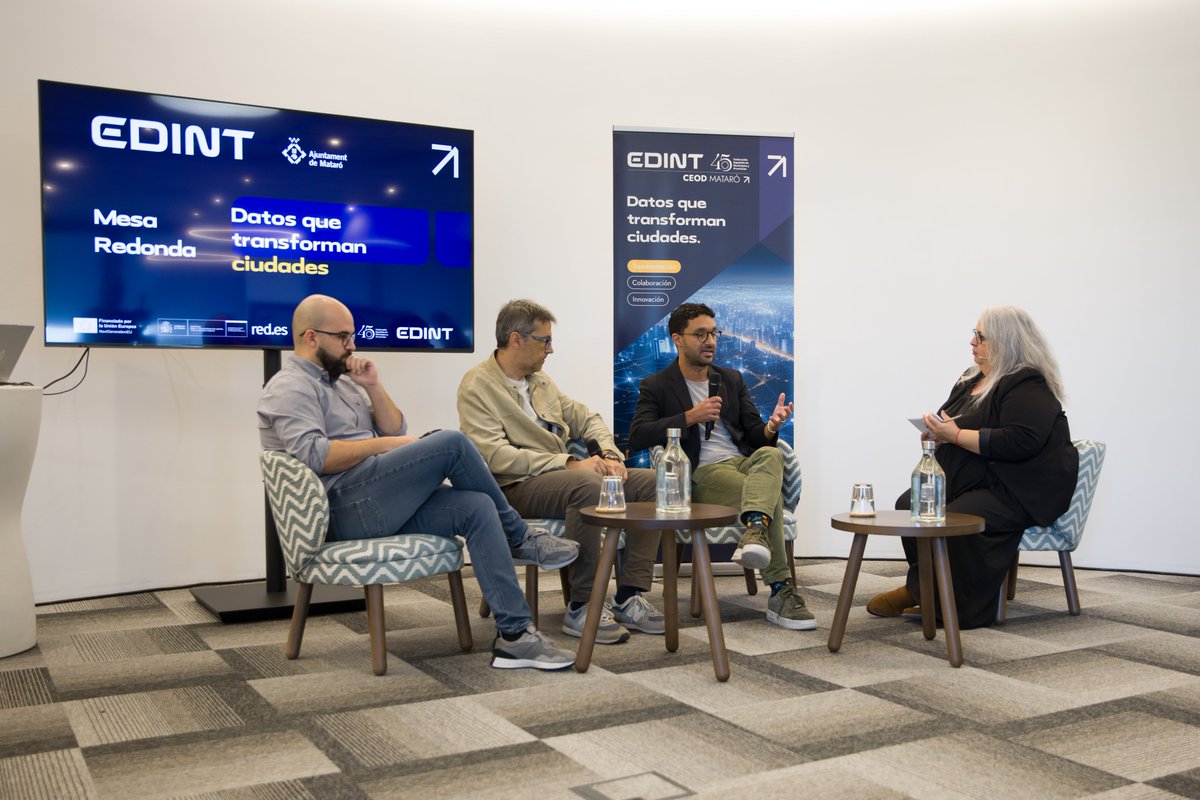 Aprovechamos la inauguración para conocer la visión directa de empresas y actores del sector, donde analizamos el poder que tienen los datos y cómo la colaboración es clave para generar impacto.

#EDINT #TerritoriosInteligentes #EDINTMataró #MataróInteligente