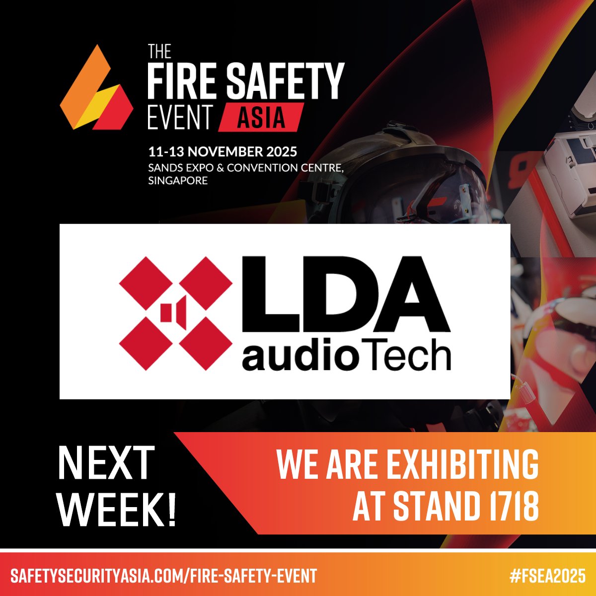 Every project has challenges: a mall in Singapore, an airport in India, a hospital in SE Asia. Our #EN54 PA/VA systems deliver every message loud &amp; clear and we'll showcase them at The Fire Safety Event Asia.
📍 Singapore | Booth 1718
📅 11-13 Nov | 🎟️dub.sh/xotRlp5