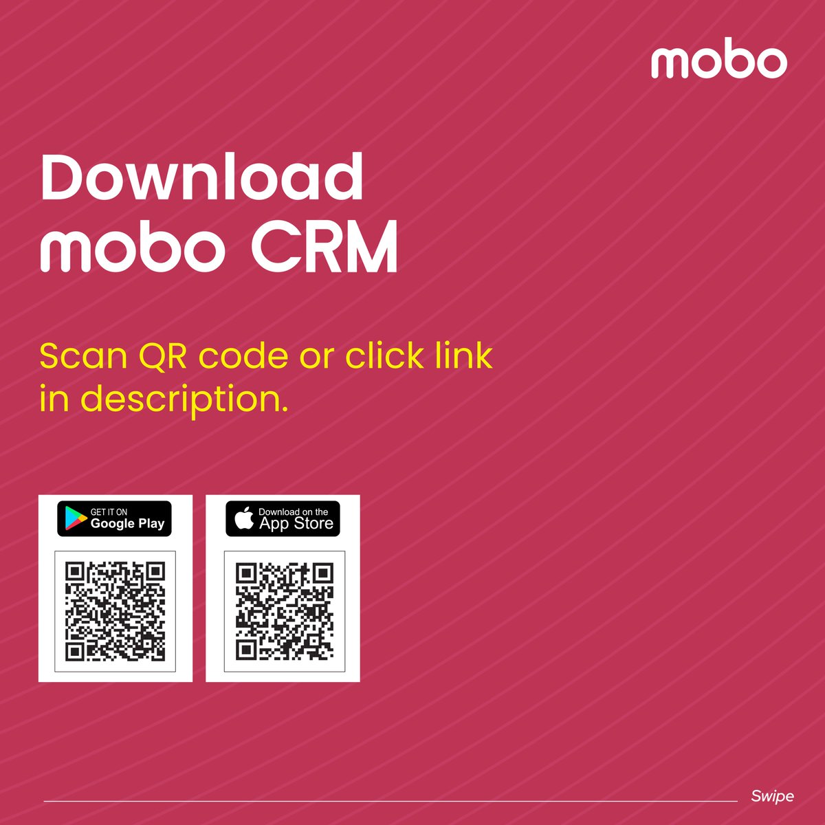 Cybrosys's tweet image. Mobo CRM: Manage leads from anywhere! 💼 Easily track calls, emails, sales history, create quotes, and view your sales pipeline clearly. Get reminders for follow-ups. Odoo CRM in the palm of your hand.
(2/5)
 #Sales #OdooCommunity #MobileCRM #Productivity
