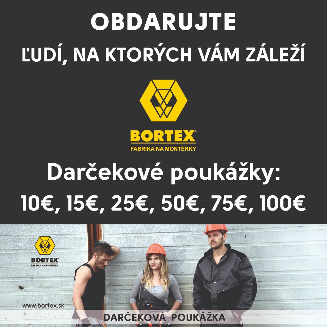 Bortex_company's tweet image. 💝 Darčekové poukážky BORTEX už od 10 €!
Praktický dar, ktorý poteší aj pomôže 👕
➡️ bortex.sk
#BORTEX #DarčekovéPoukážky #ObdarujteSrdcom