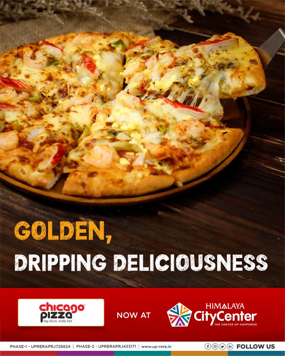 GroupHimalaya's tweet image. himalayacitycenter.com
RERA Registration No.: UPRERAPRJ728824
(Himalaya City Center Phase-1)
RERA Registration No.: UPRERAPRJ433171
(Himalaya City Center Phase-2)
up-rera.in

#CheeseLovers #PizzaPerfection #FoodieFavourites #DeepDishDreams #SliceGoals