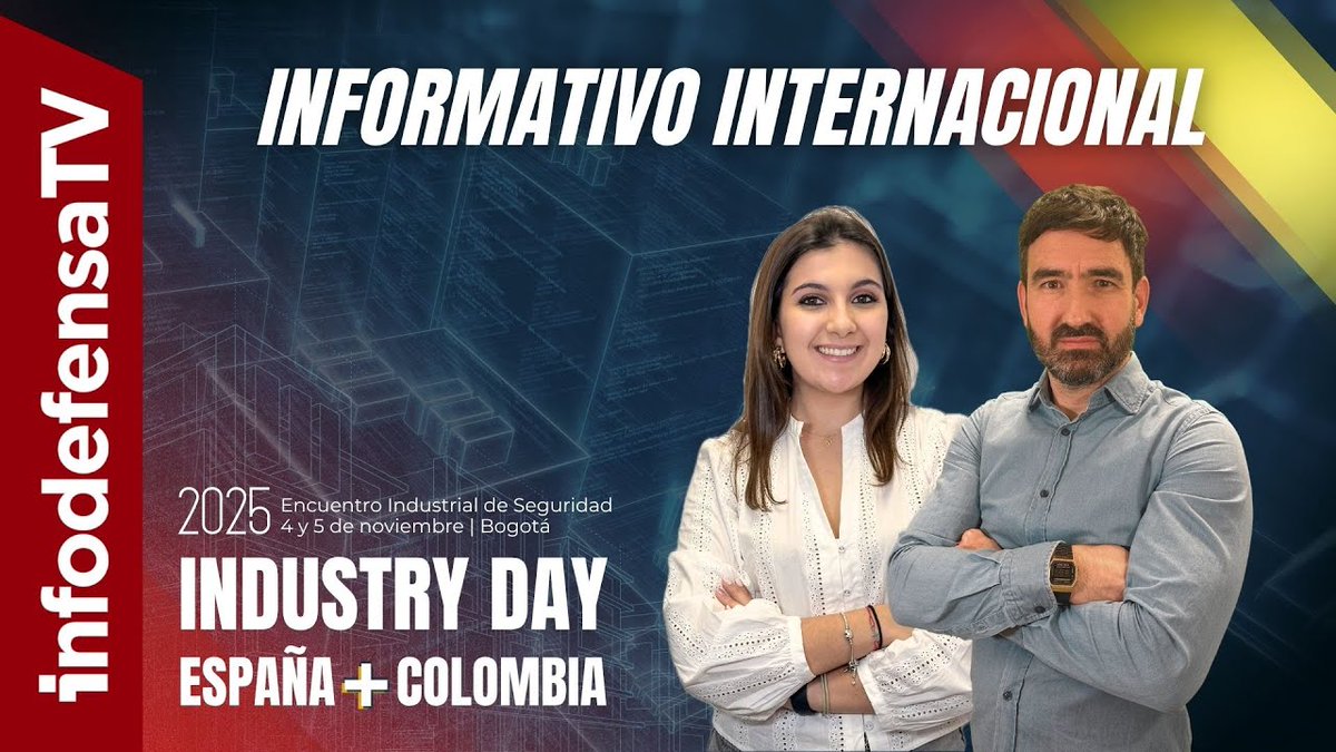 Infodefensa's tweet image. 🔴#InformativoEspecial | 📹 Esta semana en #InfodefensaTV: resumen de las noticias más destacadas del 𝐈𝐧𝐝𝐮𝐬𝐭𝐫𝐲 𝐃𝐚𝐲 𝐄𝐬𝐩𝐚𝐧̃𝐚 + 𝐂𝐨𝐥𝐨𝐦𝐛𝐢𝐚 🛡️

👉🏼 𝐕𝐢𝐬𝐮𝐚𝐥𝐢𝐳𝐚 𝐢𝐧𝐟𝐨𝐫𝐦𝐚𝐭𝐢𝐯𝐨 ▶️ youtube.com/watch?v=_YVDsP… 🛡️

📰 𝐍𝐨𝐭𝐢𝐜𝐢𝐚 𝐜𝐨𝐦𝐩𝐥𝐞𝐭𝐚:…