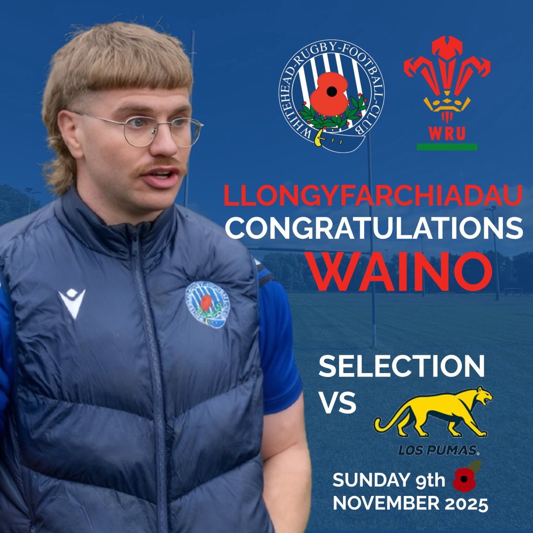 Whitehead RFC 🏉🏴󠁧󠁢󠁷󠁬󠁳󠁿 (@edds_official) on Twitter photo 