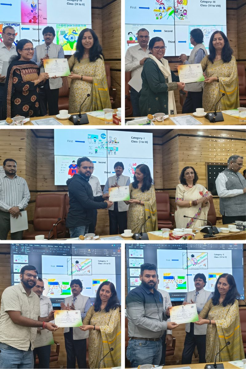 ControllerDot's tweet image. The Closing Ceremony and Prize Distribution Function of Vigilance Awareness Week were held today at the Office of the Controller General of Communication Accounts.
Ms. Vandana Gupta, CGCA, graced the occasion and addressed the gathering, highlighting the significance of…