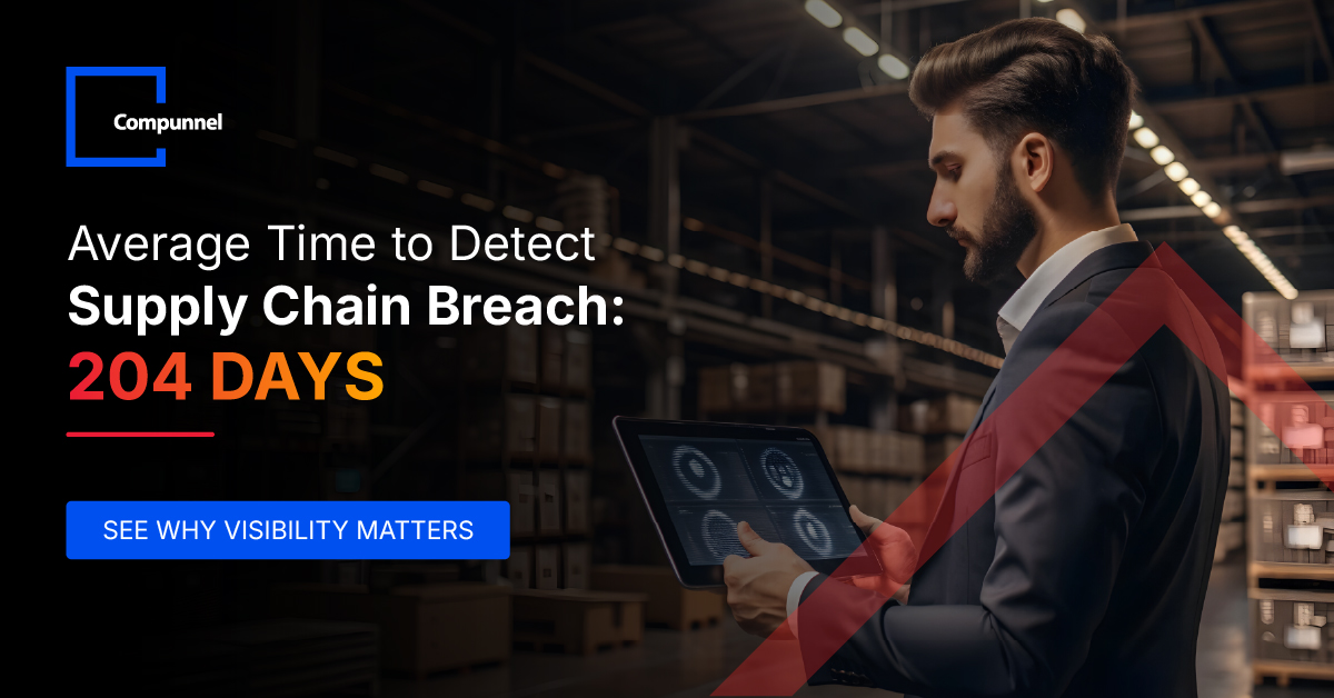 Compunnelinc's tweet image. 1 in 2 supply chain breaches stay hidden for 200+ days. 
AI-driven security is the game-changer in 2025. Don’t let third-party risks cost you millions.
 
Read more: hubs.li/Q03S7_tT0
 
#CyberThreats #Compunnel #Cybersecurity