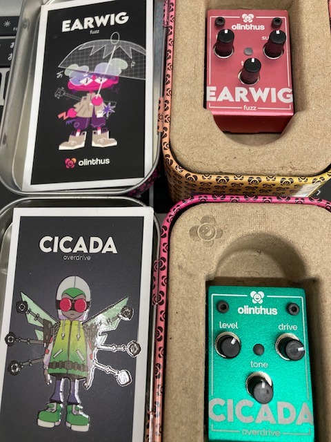 sumiya_keion's tweet image. 今、話題の超小型エフェクターolinthus
好評販売中！びっくりするぐらい音がいいんです😀
＃olinthus    #TS   #FUZZ