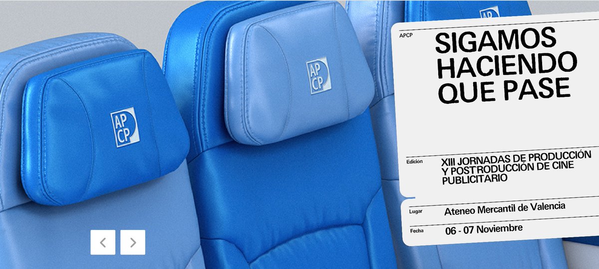 En las XIII Jornadas de PRODUCCIÓN y POSTPRODUCCIÓN de CINE PUBLICITARIO organizadas por <a href="/Valenciaturismo/">VisitValència.</a>  y la <a href="/APCineyPubli/">APCP</a>. Donde se fusionan la visión artística y creativa con la técnica cinematográfica.
#creatividad #innovación #arteaudiovisual