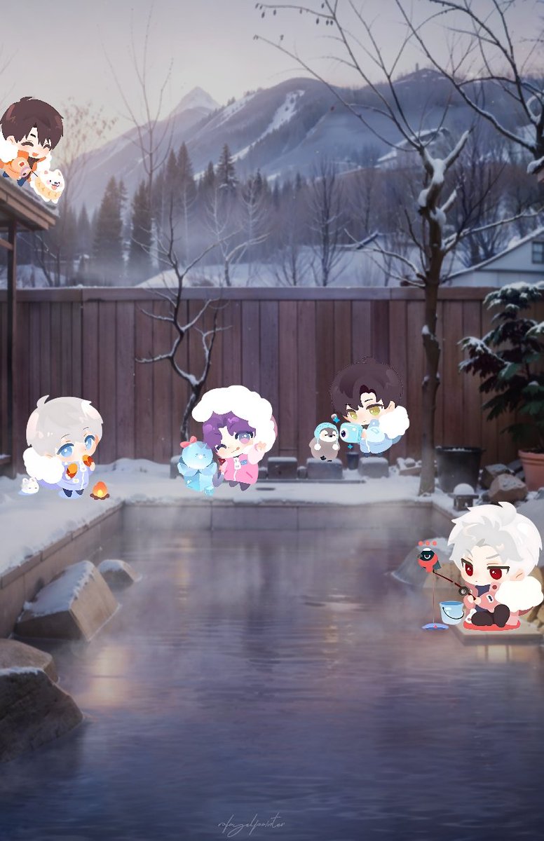 rafayelpainter's tweet image. glubglubglub winter season