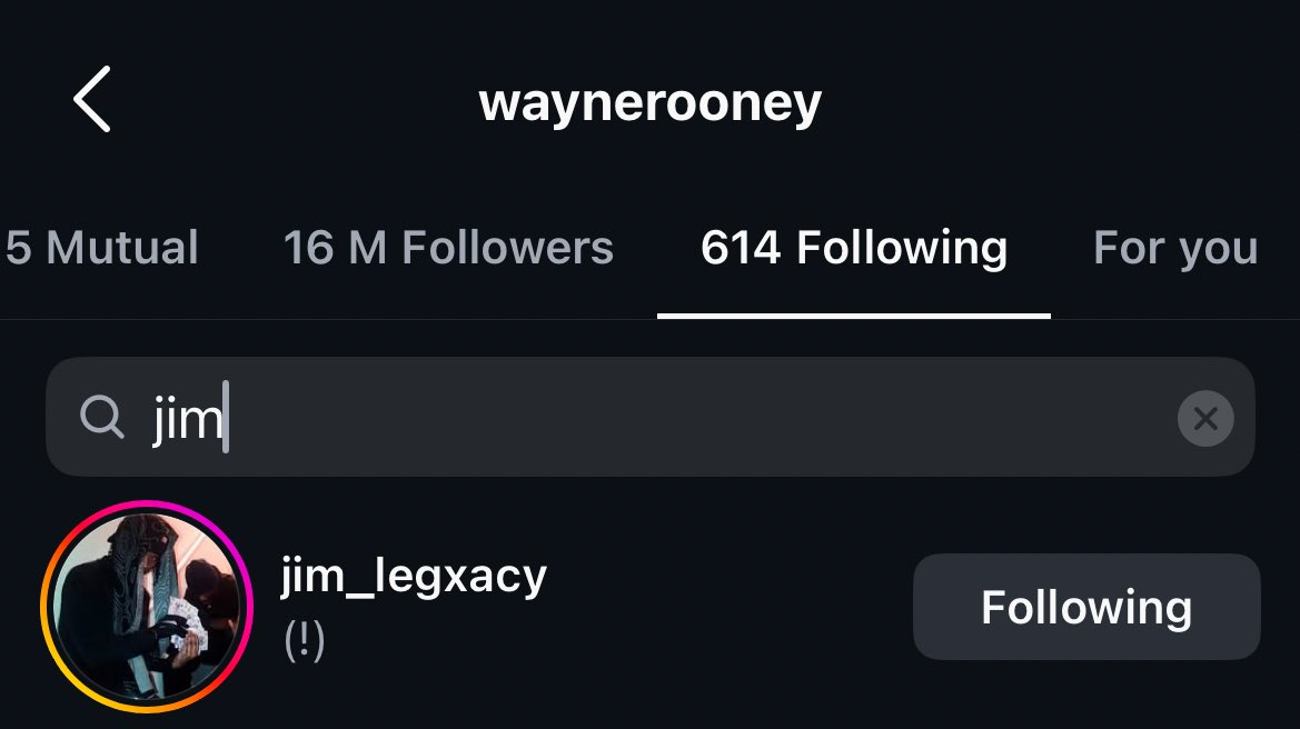 Wayne Rooney co-signs Jim Legxacy