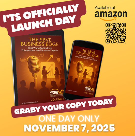 SteveGastonUK's tweet photo. 🚀 It’s here! The brand-new SBVE Collaboration Book just launched on Amazon

My Chapter - The Modern Business Owners Playbook - is inside... hope you enjoy it.

🔥 Grab your copy TODAY (Friday, Nov 7) and help us reach #1 on Amazon before midnight PST!

👉https://t.co/LacrcKv7nn https://t.co/rKJr4NcJ1S
