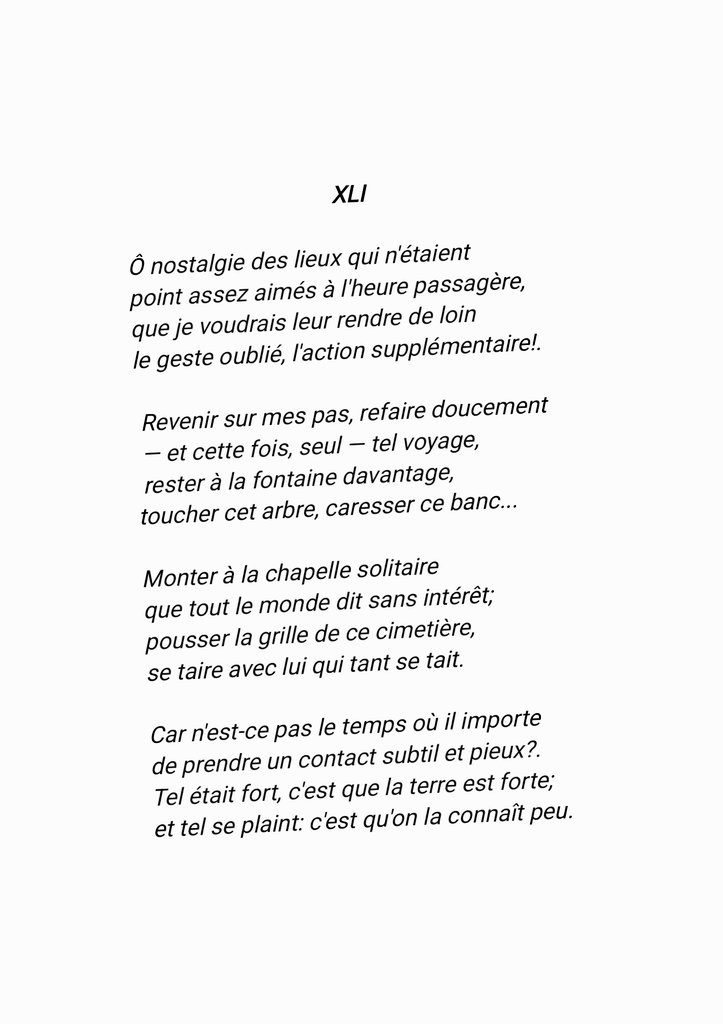 svendirai's tweet image. ↠

《 Car n'est-ce pas le temps
    où il importe de prendre
   un contact subtil et pieux?. 》

* morceau &amp;lt;vivace&amp;gt;
de les 'Vergers' de #Rilke,
dans une petite ville de Ségovie.

𝕓𝕠𝕟𝕛𝕠𝕦𝕣 ❦𓅫

↞