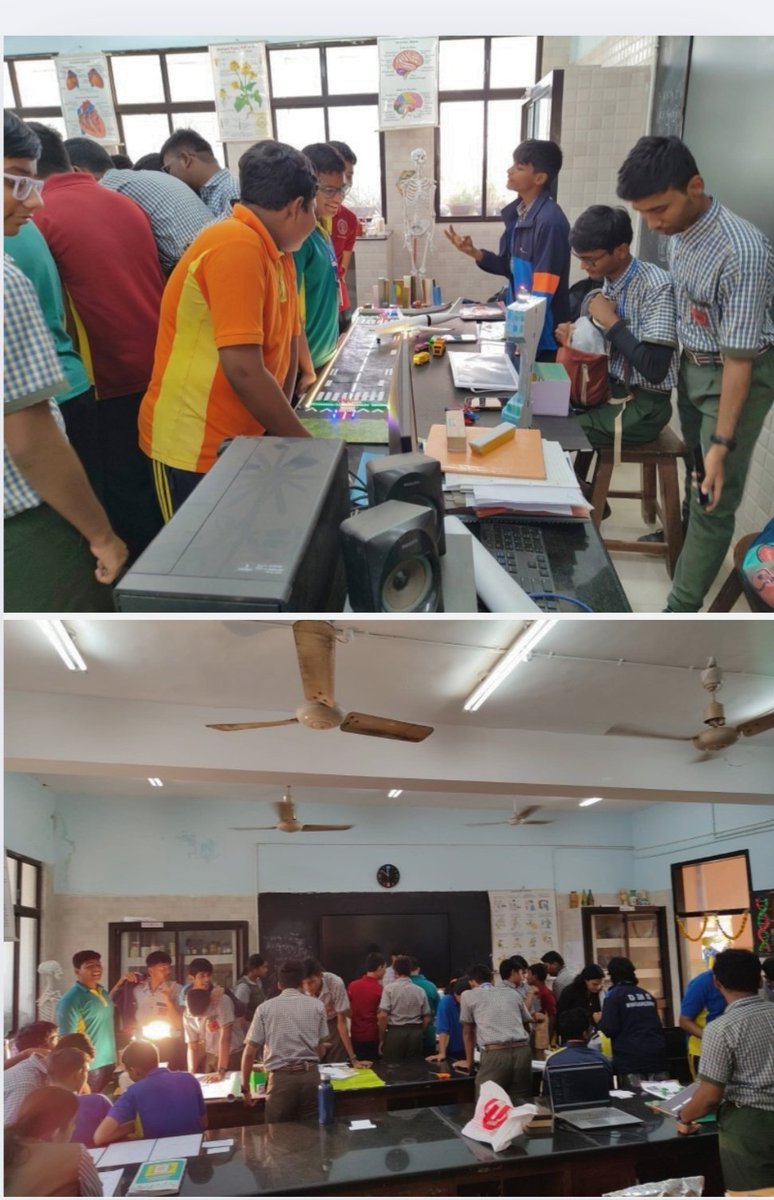 PMShriDMS64BBSR's tweet image. Students’ visit to the Annual Science, Technology, Environment &amp;amp; Mathematics Exhibition inspired young learners to explore new ideas and boost their curiosity for learning and innovation.
#EduMinOfIndia #NCERT #CIET_NCERT #RIEBBSR #PMShriDMSBBSR  #AnnualExhibition #Students