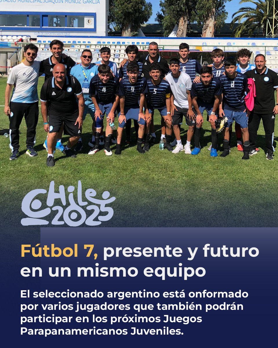#Chile2025 “Con el cuerpo técnico y FADEPAC conformamos un plan que pudiese darnos frutos”, explica Marcelo Sánchez, entrenador del seleccionado argentino de Fútbol 7.

argentina.gob.ar/noticias/futbo…