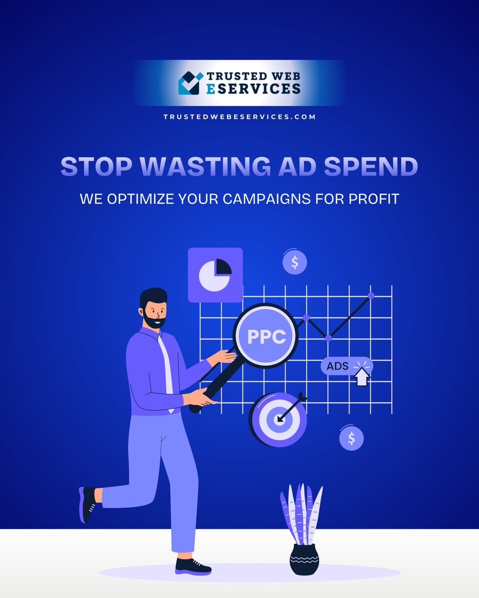 TWeServices's tweet photo. Are your ads underperforming? 💲📉

We’ll audit your PPC campaigns and optimize bidding, ads, and targeting to ensure your investment delivers real results.

https://t.co/TuqBnwuJVC

#ppcmanagement #ppcoptimization #ppcservices #ppcmarketing #ppcstrategy #googleadsmanagement https://t.co/s5YFUxtmWf