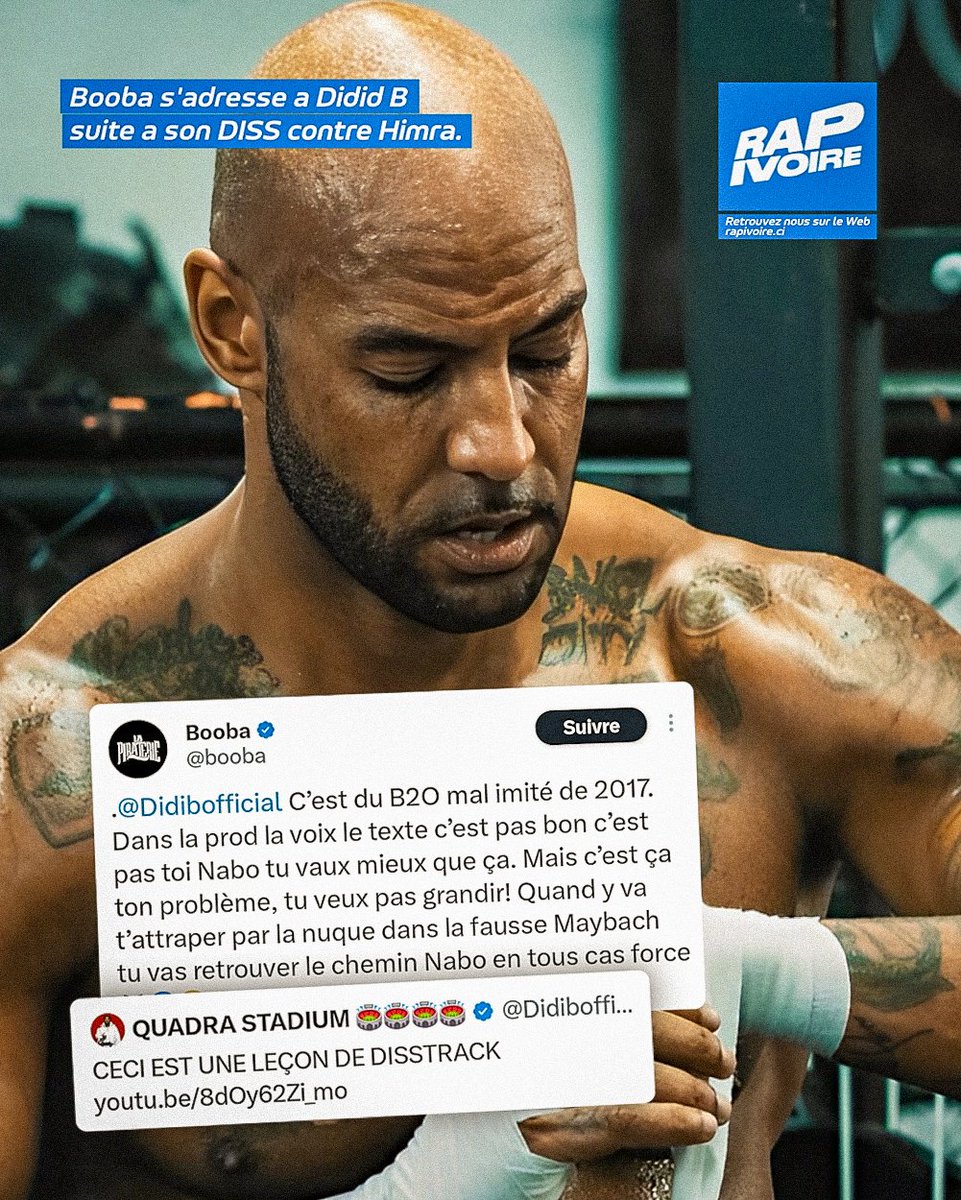🎯 Booba s'est adressé a Didi B suite à son DISS contre Himra 🔥☠️ 

<a href="/booba/">Booba</a> <a href="/Didibofficial/">QUADRA STADIUM 🏟️🏟️🏟️🏟️</a>

#Rapivoire #didib #booba #himra
