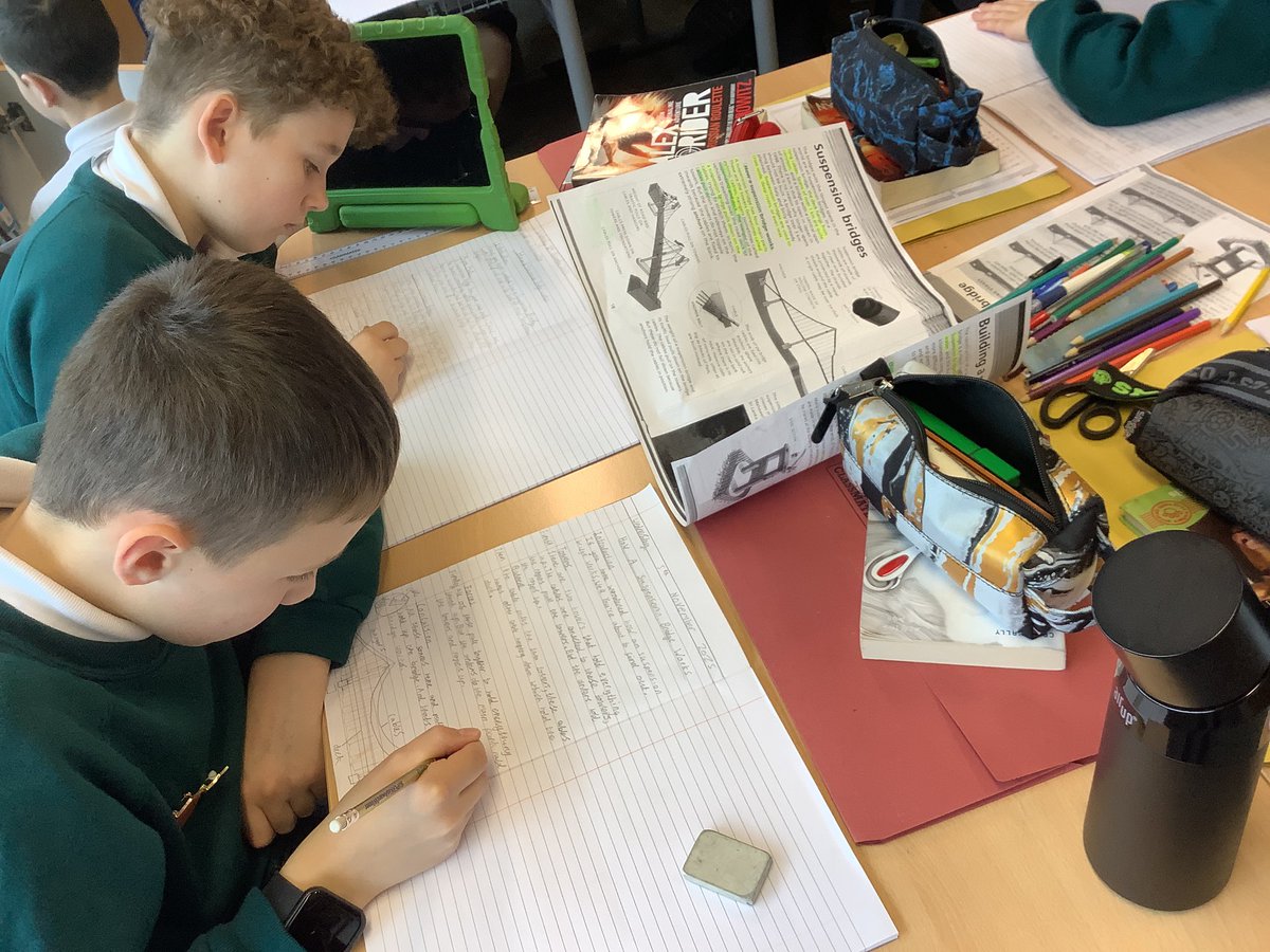 Today P6/7 enjoyed a visit from Mr Mullan who works as a Steel Detailer in Severfield. 
It was a fantastic way to enhance our WAU topic after exploring different bridge structures and completing our Explanation Writing on how suspension bridges are built during this week.