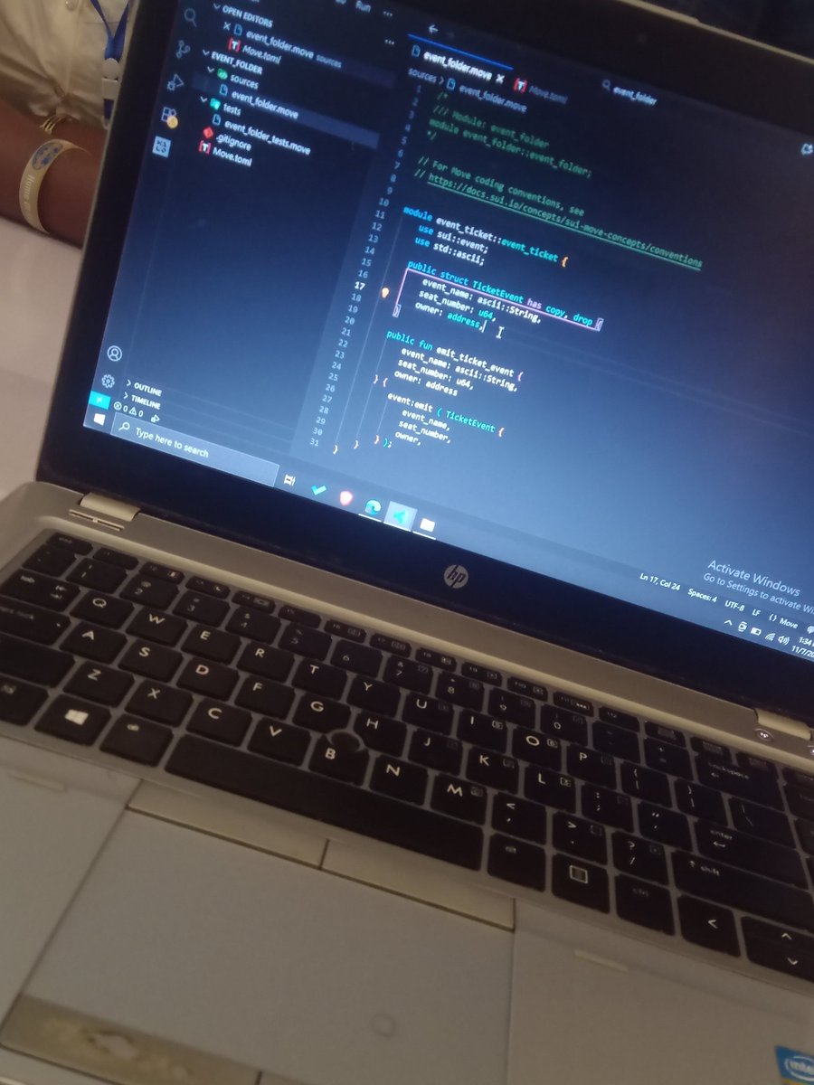 dev__cisco's tweet image. Wrote a code on move today, luve at the move with sui event in PH...
@P_Tech_ @SuiNetworkNG