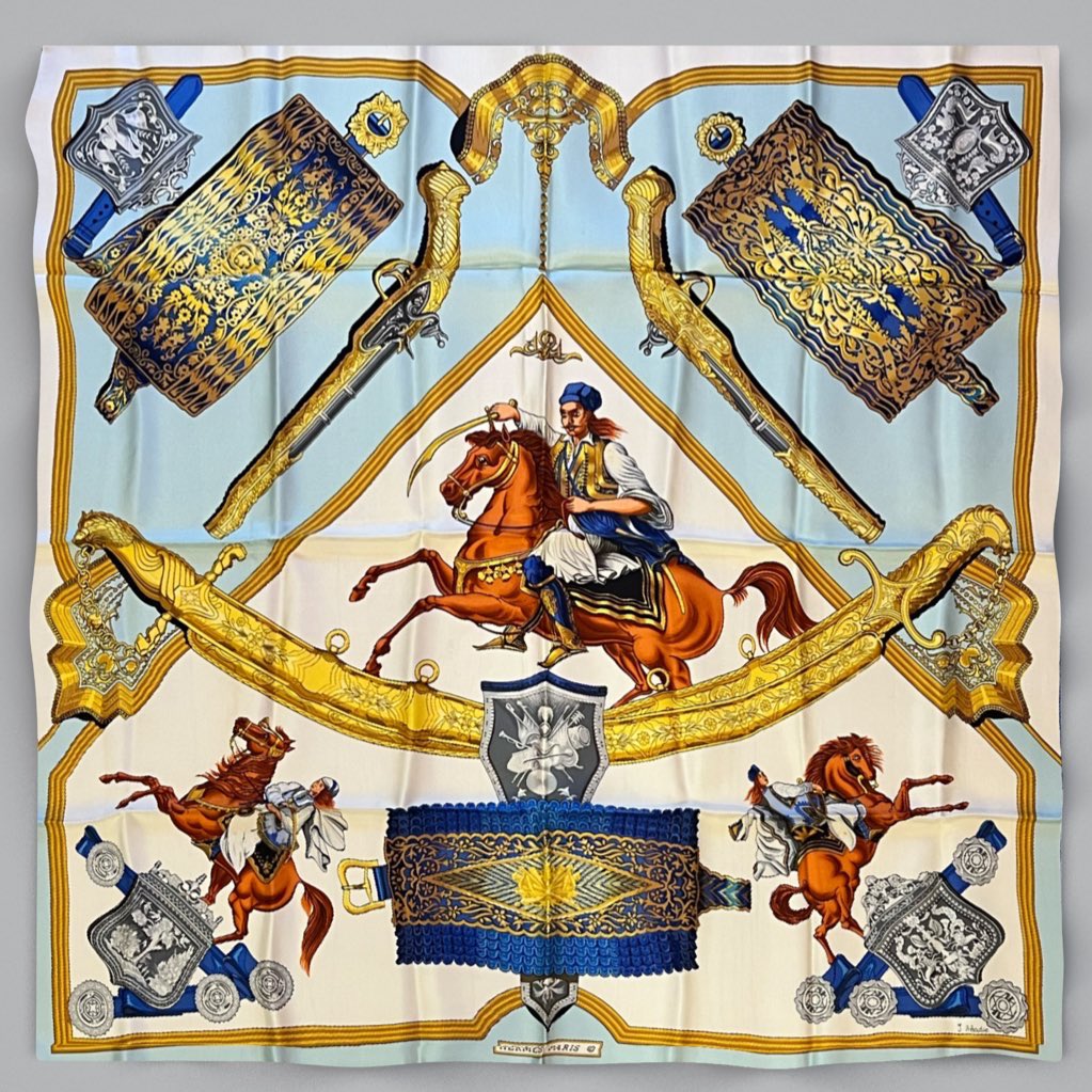 When the world’s most famous fashion house honored the Greek Revolution. See these museum-quality treasures. Limited vintage pieces available for purchase. pappaspost.com/when-hermes-ho…